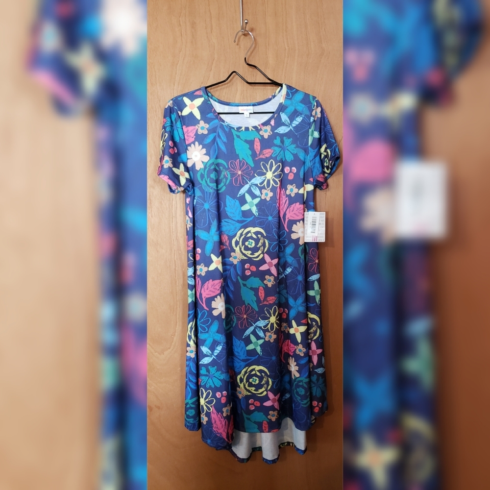 Lularoe NWOT Carly High Low Swing Dress Medium